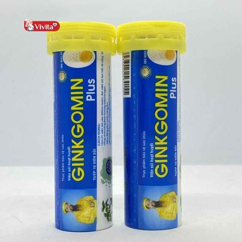 Viên sủi Ginkgomin Plus