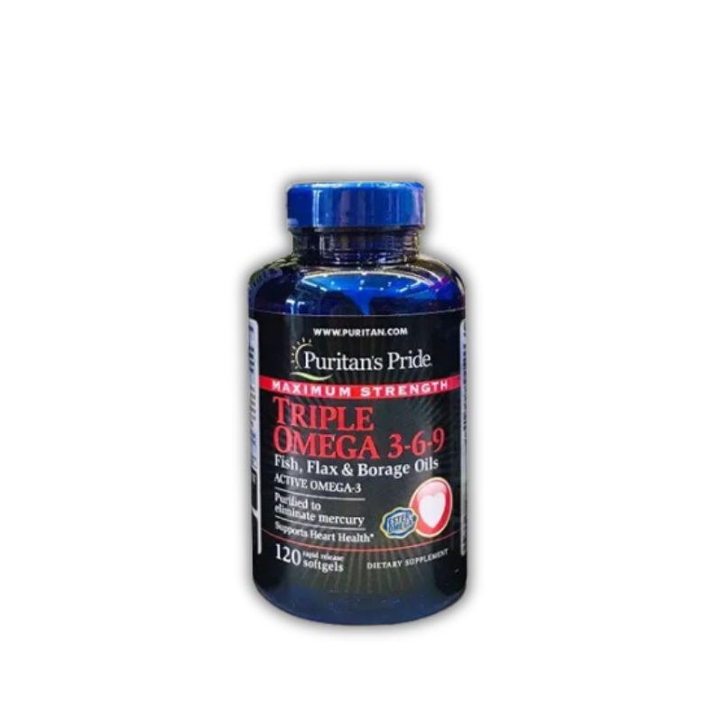 Maximum Strength Triple Omega 3-6-9 Viên Uống Hỗ Trợ Cải Thiện Sức Khỏe Tim Mạch