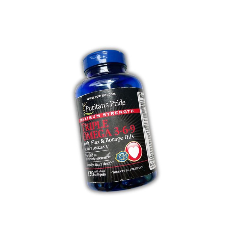 Maximum Strength Triple Omega 3-6-9 Viên Uống Hỗ Trợ Cải Thiện Sức Khỏe Tim Mạch