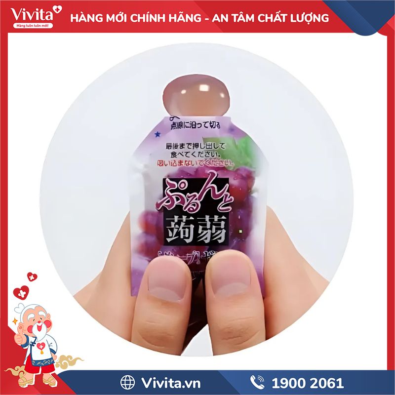 Hướng dẫn cách sử dụng Thạch Orihiro Mix 2 Vị Táo Nho Tím