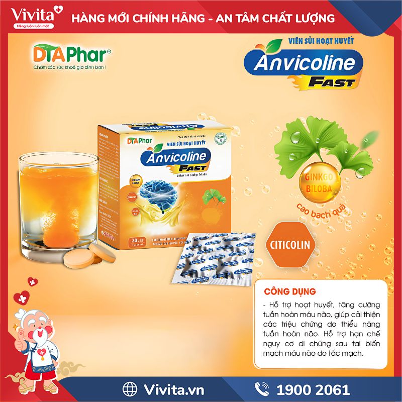 Công dụng Anvicoline Fast