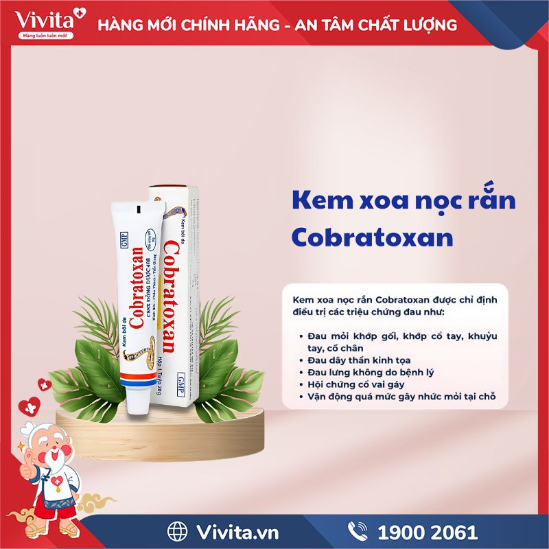 Công dụng Cobratoxan