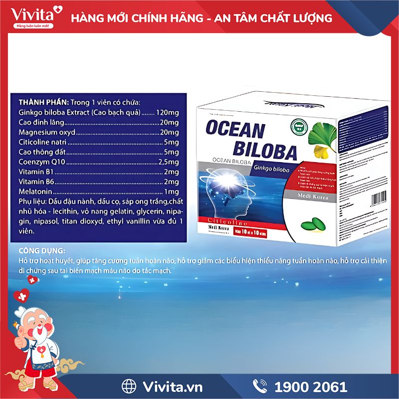 Công dụng Ocean Biloba