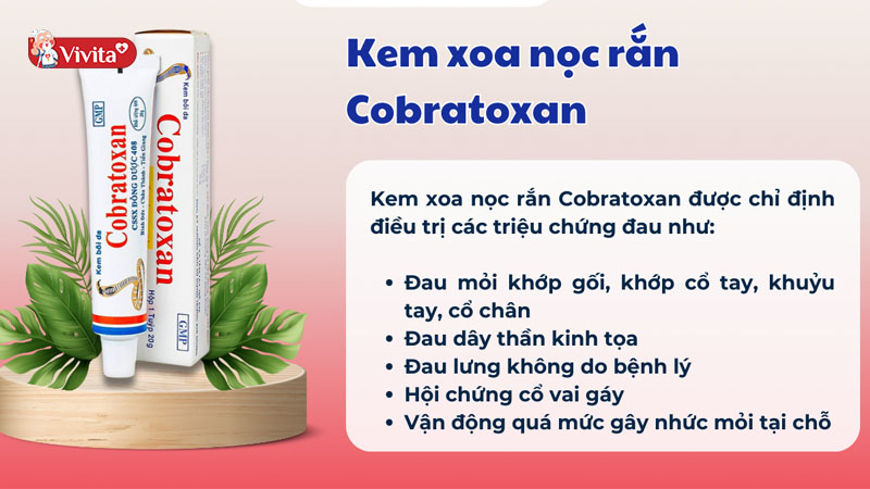 Kem xoa Cobratoxan được đánh giá cao về hiệu quả từ người dùng