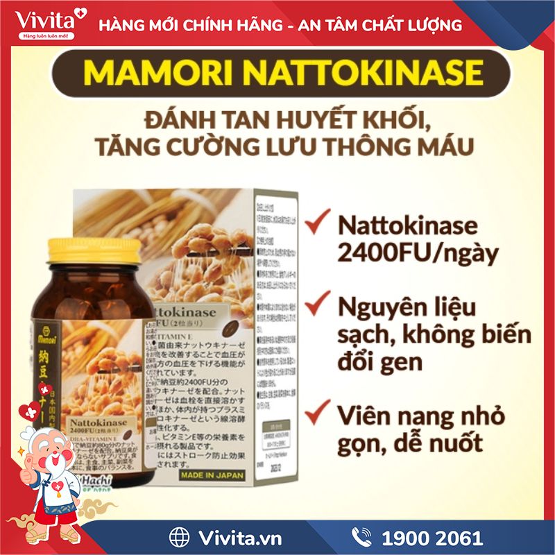 Mamori Nattokinase có tốt không