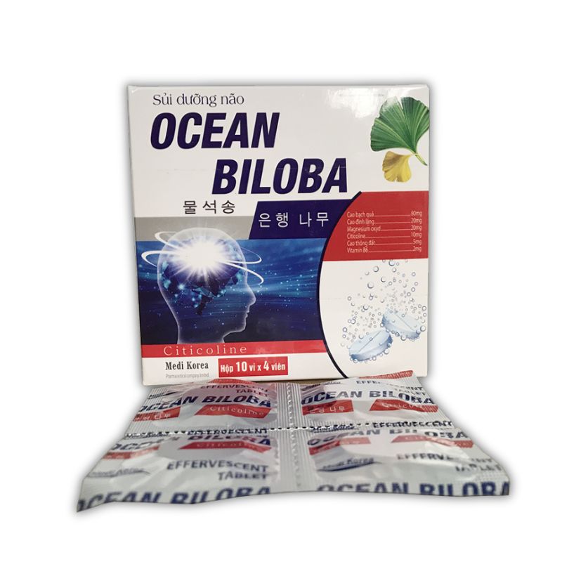 Ocean Biloba Viên Uống Hỗ Trợ Cải Thiện Chức Năng Tuần Hoàn Não