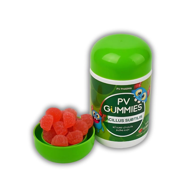 PV Gummies Bacillus Subtilis Viên Kẹo Dẻo Hỗ Trợ Bổ Sung Lợi Khuẩn