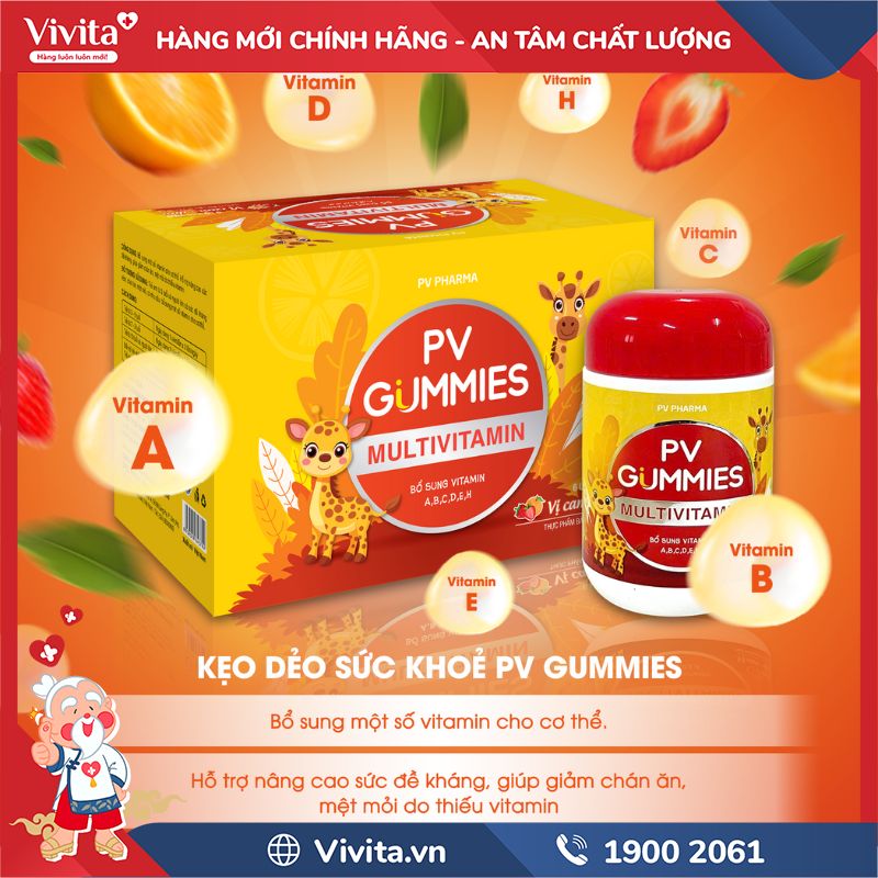 PV Gummies Multivitamin có tốt không?