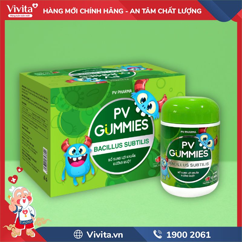 Sản phẩm PV Gummies Bacillus Subtilis