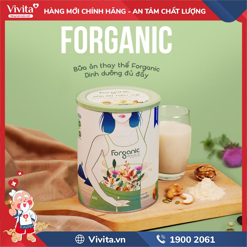 Sữa hạt bữa ăn thay thế Forganic