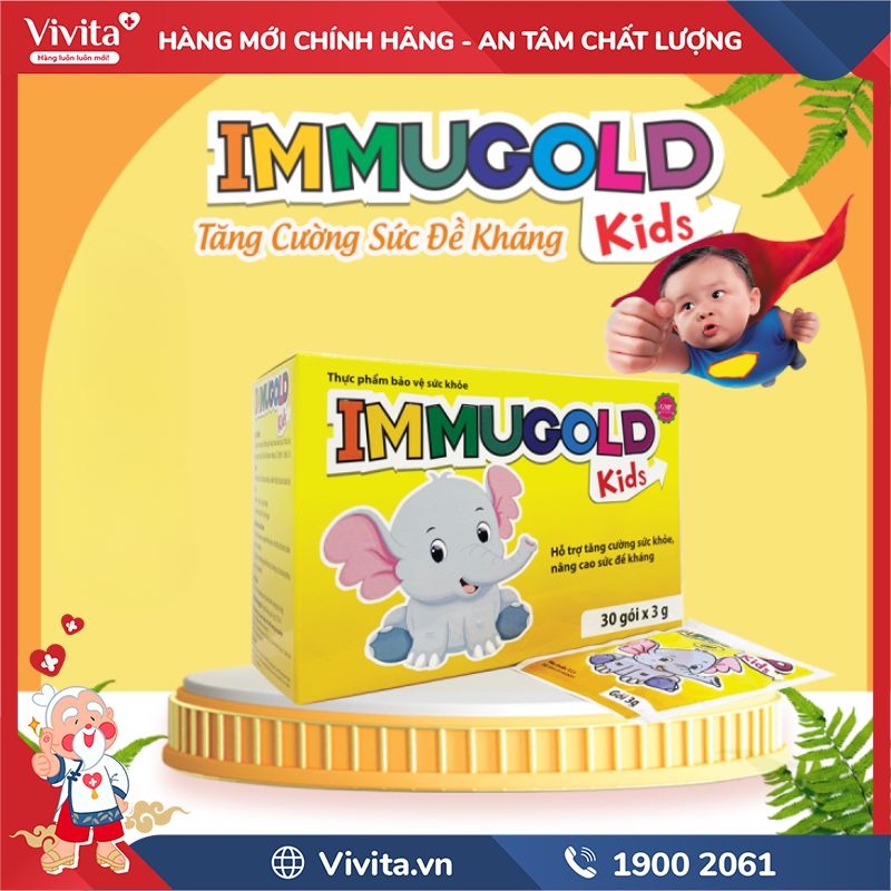 Công dụng của Immugold Kids