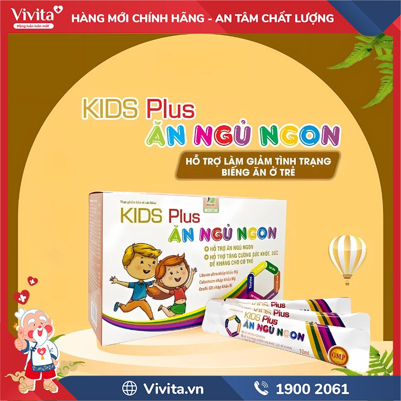 Công dụng Kids Plus Ăn Ngủ Ngon