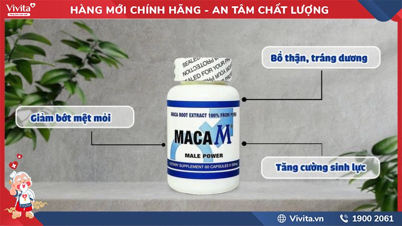 Công dụng của Maca M Male Power