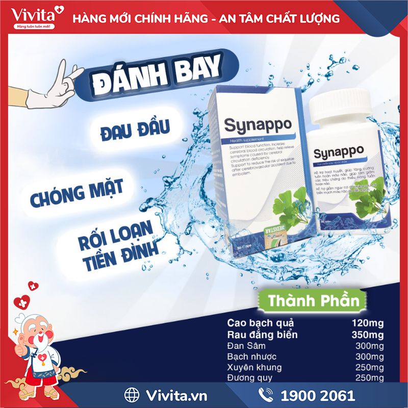 Công dụng Synappo