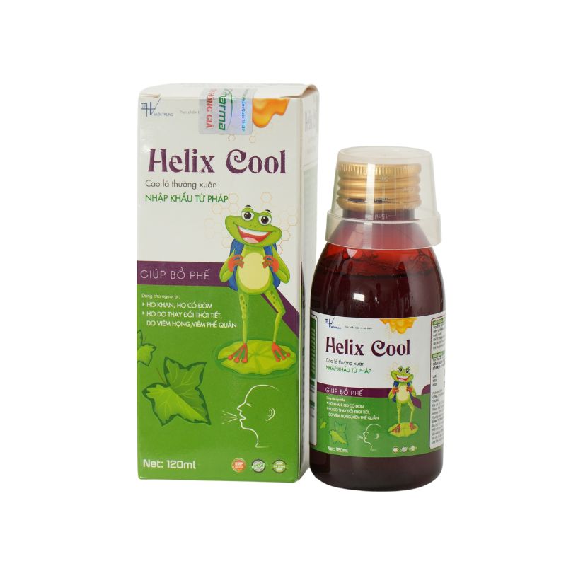 Helix COOL Siro Hỗ Trợ Bổ Phế, Giảm Ho (Chai 100ml)