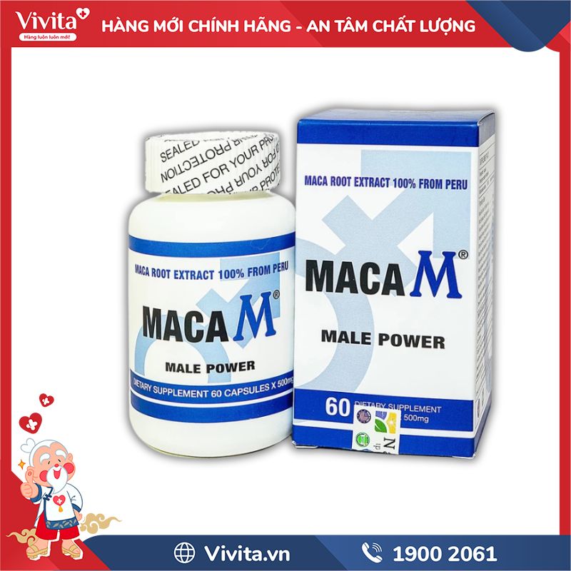 Maca M Male Power chính hãng