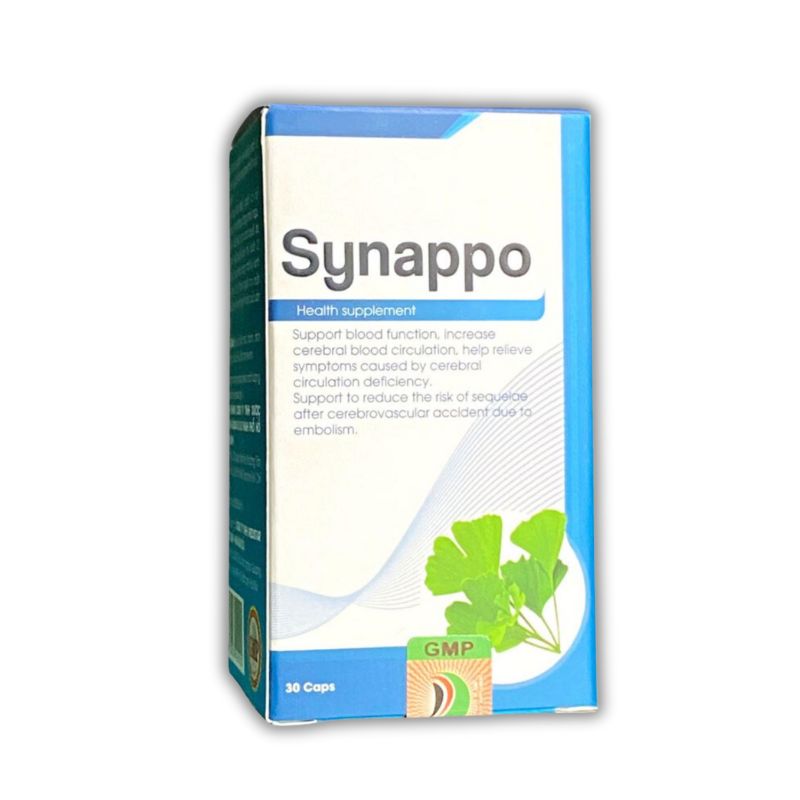 Synappo Viên Uống Hỗ Trợ Tăng Tuần Hoàn Máu Não