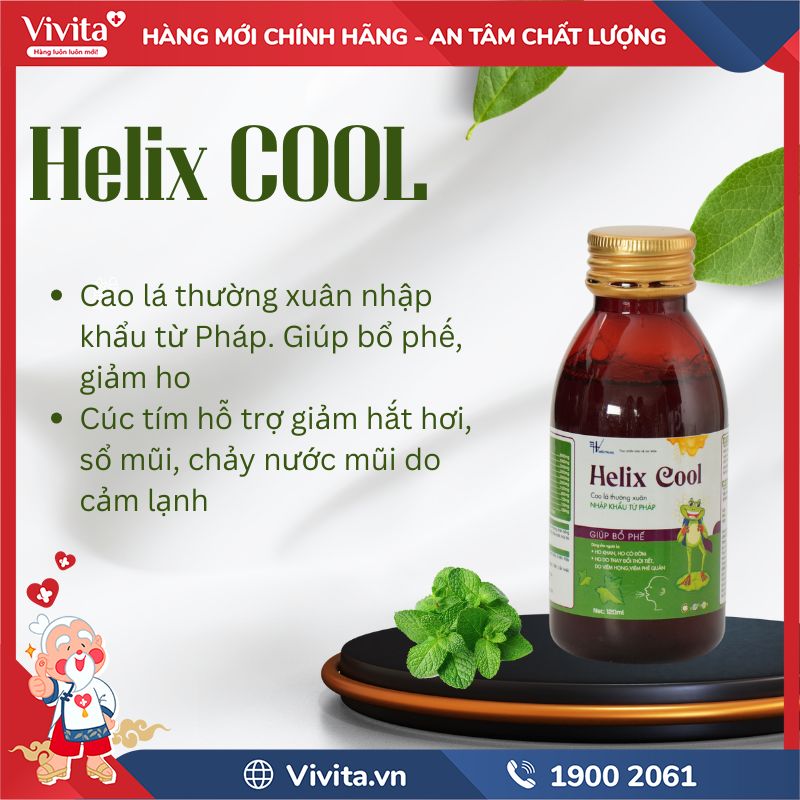 Thành phần Siro Helix COOL