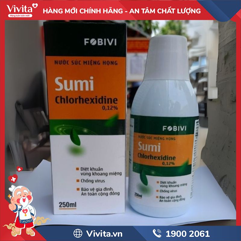 Cách sử dụng Nước súc họng Sumi