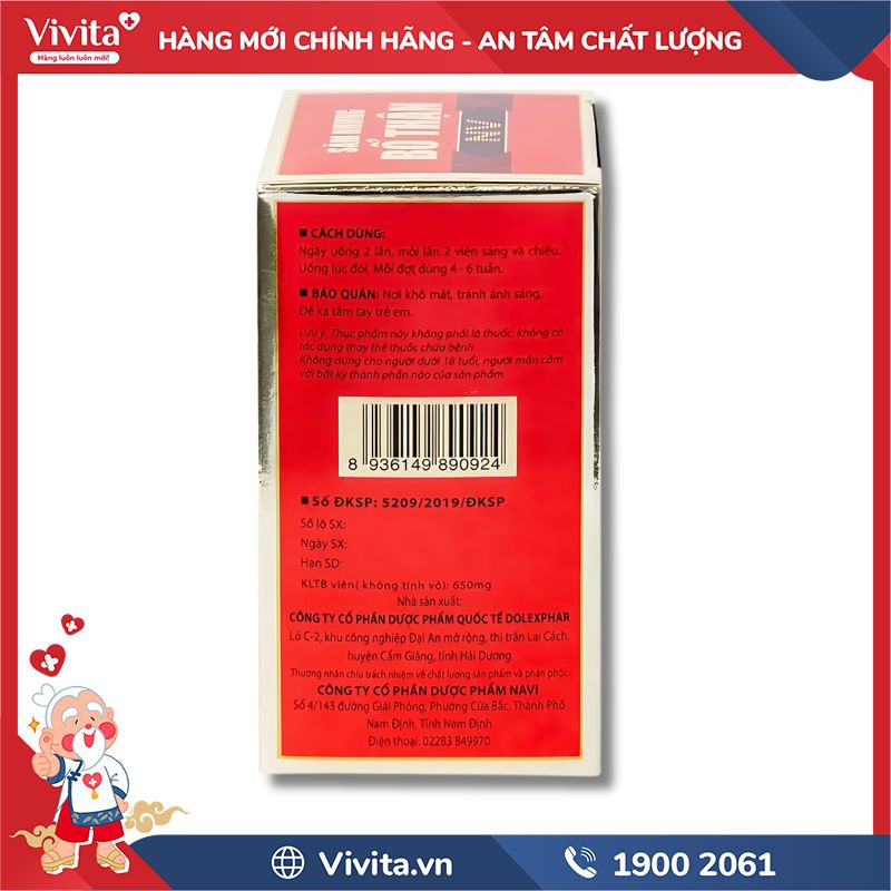 cách sử dụng Sâm Nhung Bổ Thận NV