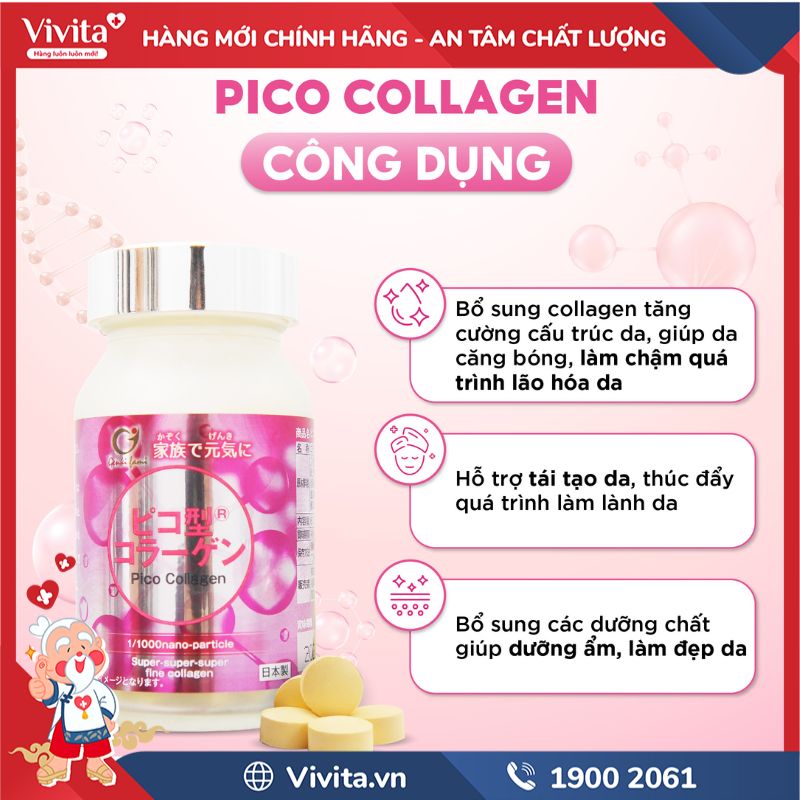 Công dụng của Pico Collagen 