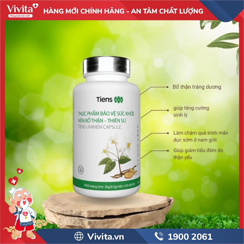 Công dụng Viên Bổ Thận Thiên Sư