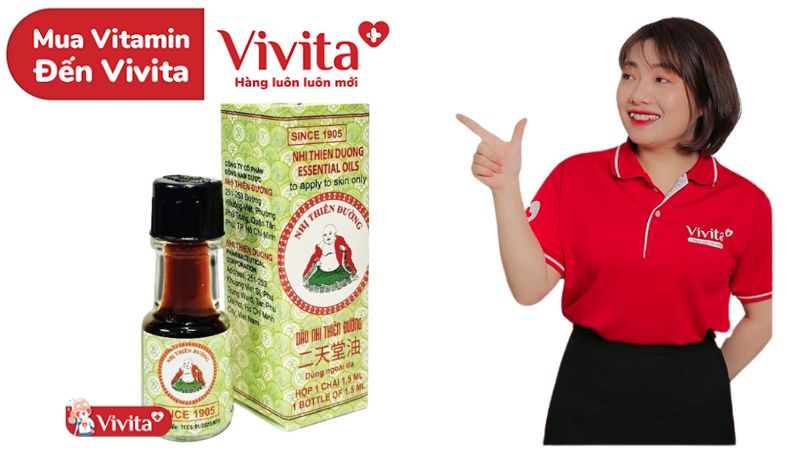 Dầu Nhị Thiên Đường chính hãng tại nhà thuốc Vivita