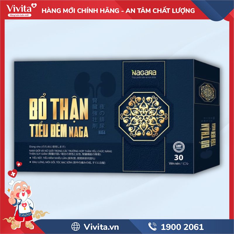 Viên Bổ Thận Tiểu Đêm Naga Chính Hãng