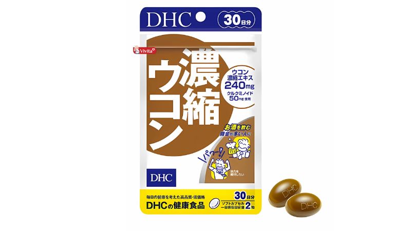 Viên Uống Giải Rượu DHC Concentrated Turmeric