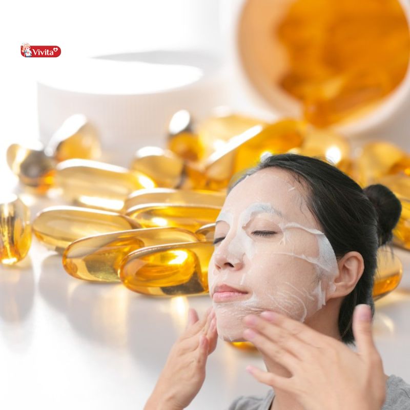 vitamin E làm mờ sẹo