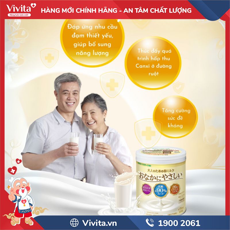 Công dụng của Sữa Onaka Ni Yasashi 