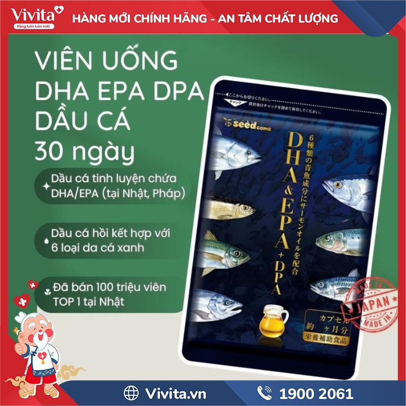 Seedcoms DHA, EPA & DPA có tốt không?