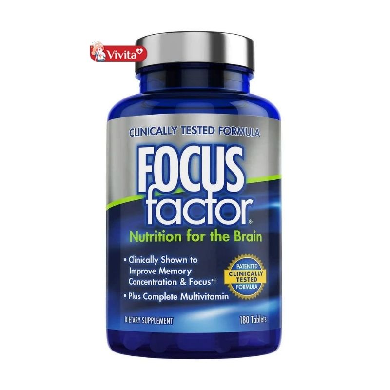 Giới thiệu về viên uống bổ não Focus Factor của Mỹ 