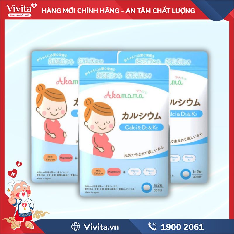 Sản phẩm Akamama Canxi-D3&K2