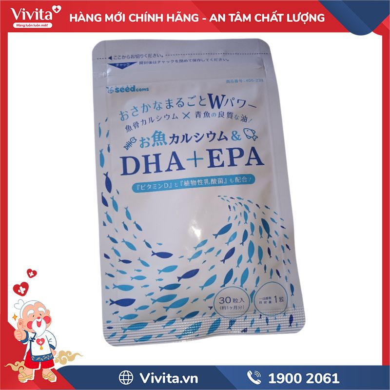 Seedcoms Canxi, DHA + EPA chính hãng