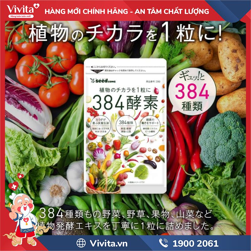 Seedcoms Viên Uống Bổ Sung 384 Loại Enzyme có tốt không