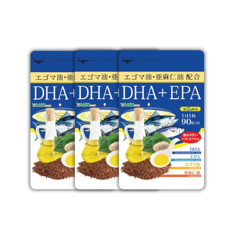 Seedcoms Viên Uống Bổ Sung DHA + EPA Nhật Bản Hỗ Trợ Bổ Não (Gói 30 viên)