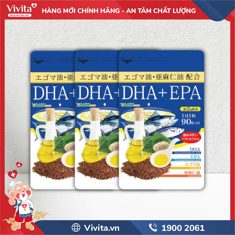 Seedcoms Viên Uống Bổ Sung DHA + EPA chính hãng
