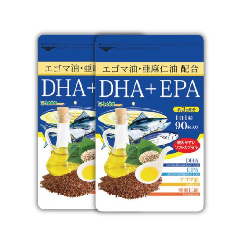 Seedcoms Viên Uống Bổ Sung DHA + EPA Nhật Bản Hỗ Trợ Bổ Não (Gói 30 viên)