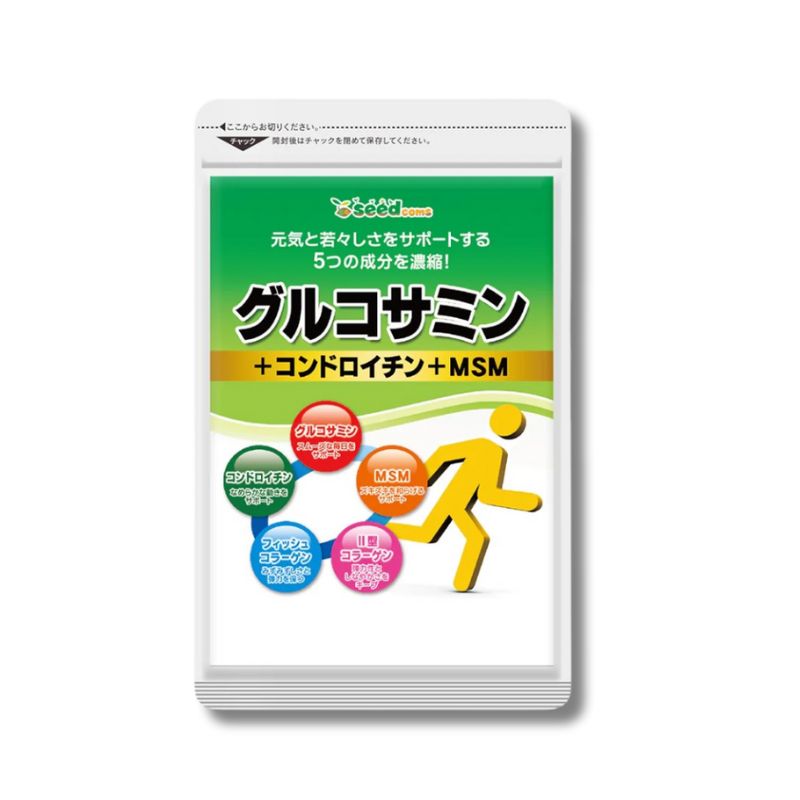 Seedcoms Glucosamin Viên Uống Hỗ Trợ Tăng Cường Sức Khỏe Sụn Khớp ( Gói 90 viên)