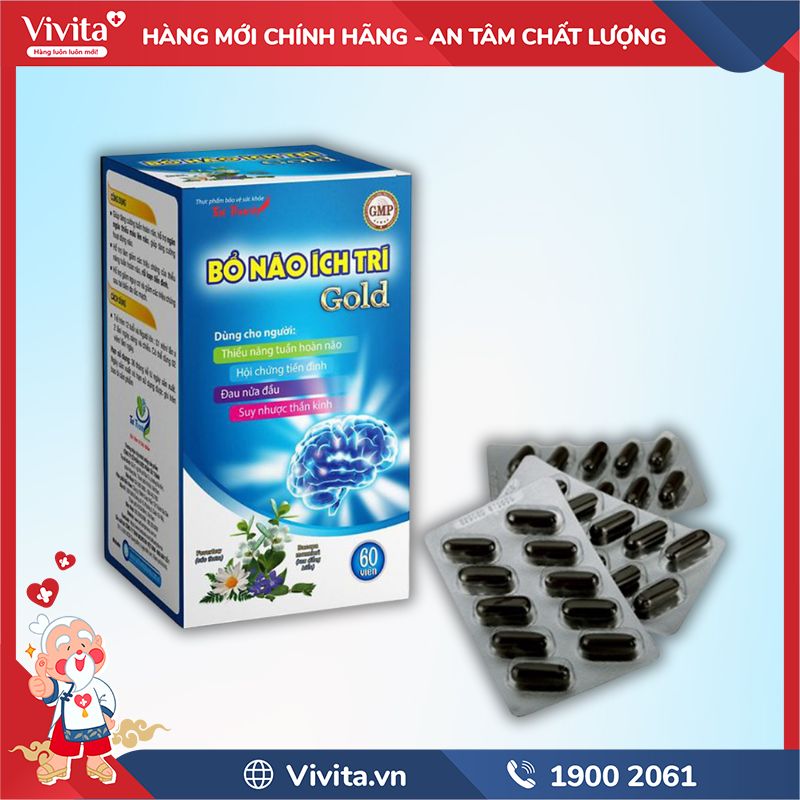 Bổ Não Ích Trí Gold chính hãng