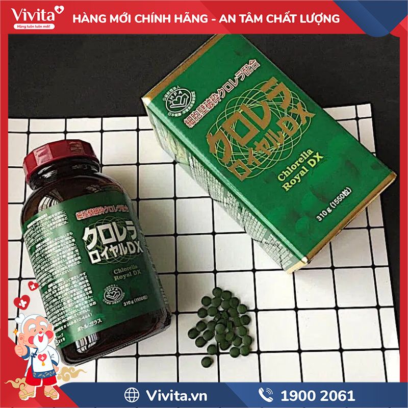 Cách dùng Chlorella Royal DX