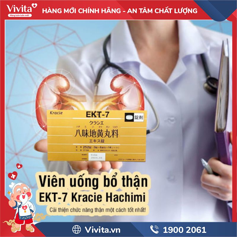 Công dụng của EKT-7 Kracie Hachimi 
