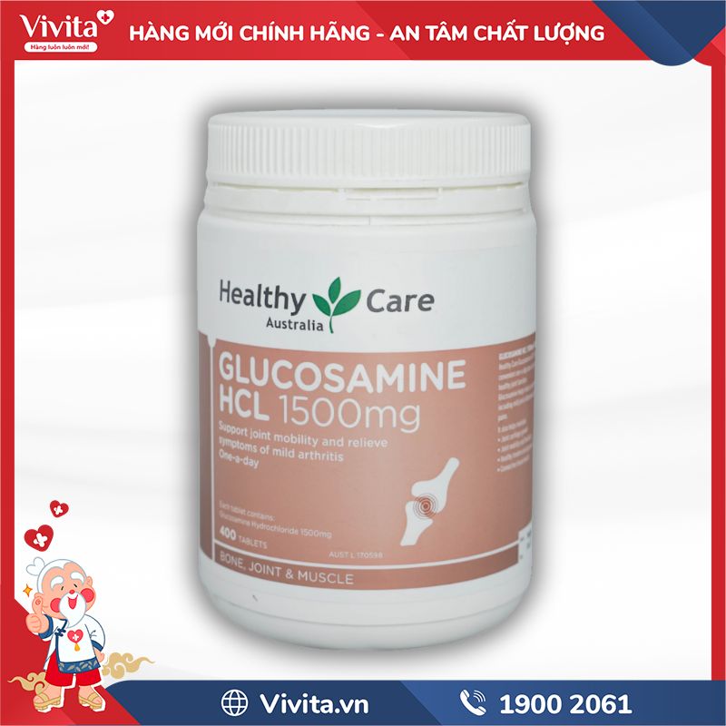 Glucosamine HCL 1500mg chính hãng