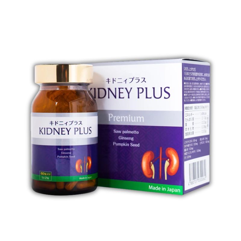 Kidney Plus Nhật Bản Viên Uống Hỗ Trợ Bổ Thận (Hộp 60 viên)
