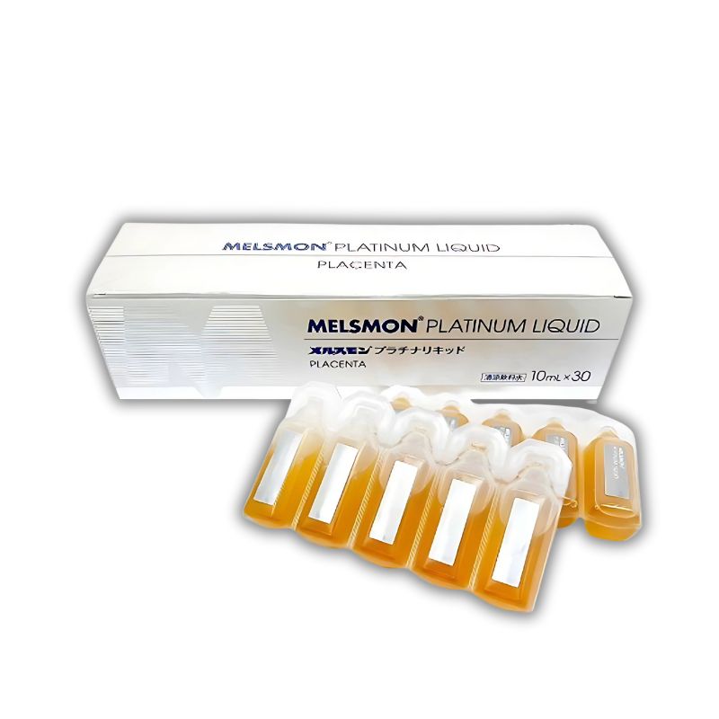 Melsmon Platinum Liquid Ống Uống Hỗ Trợ Tăng Cường Sức Khỏe Làn Da Từ Sâu Bên Trong (Hộp 10ml x 30 ống)