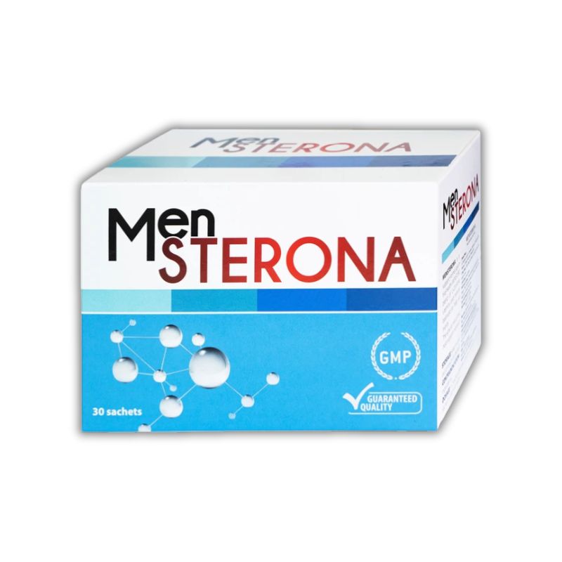 Men Sterona Bột Hòa Tan Hỗ Trợ Tăng Cường Sức Đề Kháng Giảm Mệt Mỏi, Hỗ Trợ Tăng Cường Sinh Lý Nam (Hộp 30 gói)