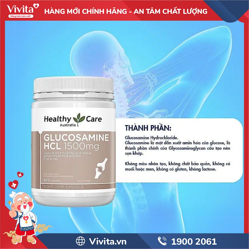 Thành phần Glucosamine HCL 1500mg
