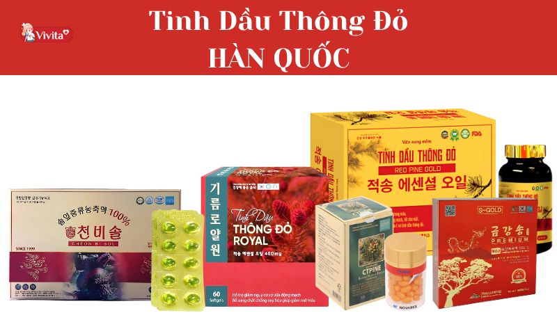 tinh dầu thông đỏ Hàn Quốc