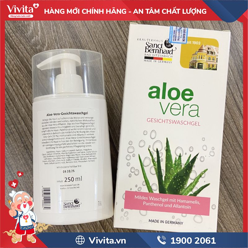 Aloe Vera Gesichtswaschgel có tốt không
